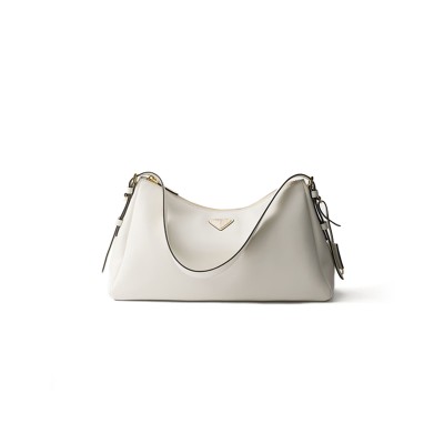 PRADA AIMÉE LARGE LEATHER SHOULDER BAG 1BC228 (39*23*12cm)